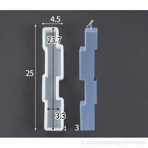 T Candle moule en silicone